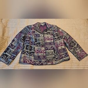 Dressbarn Blazer Purple Blazer Size 2X